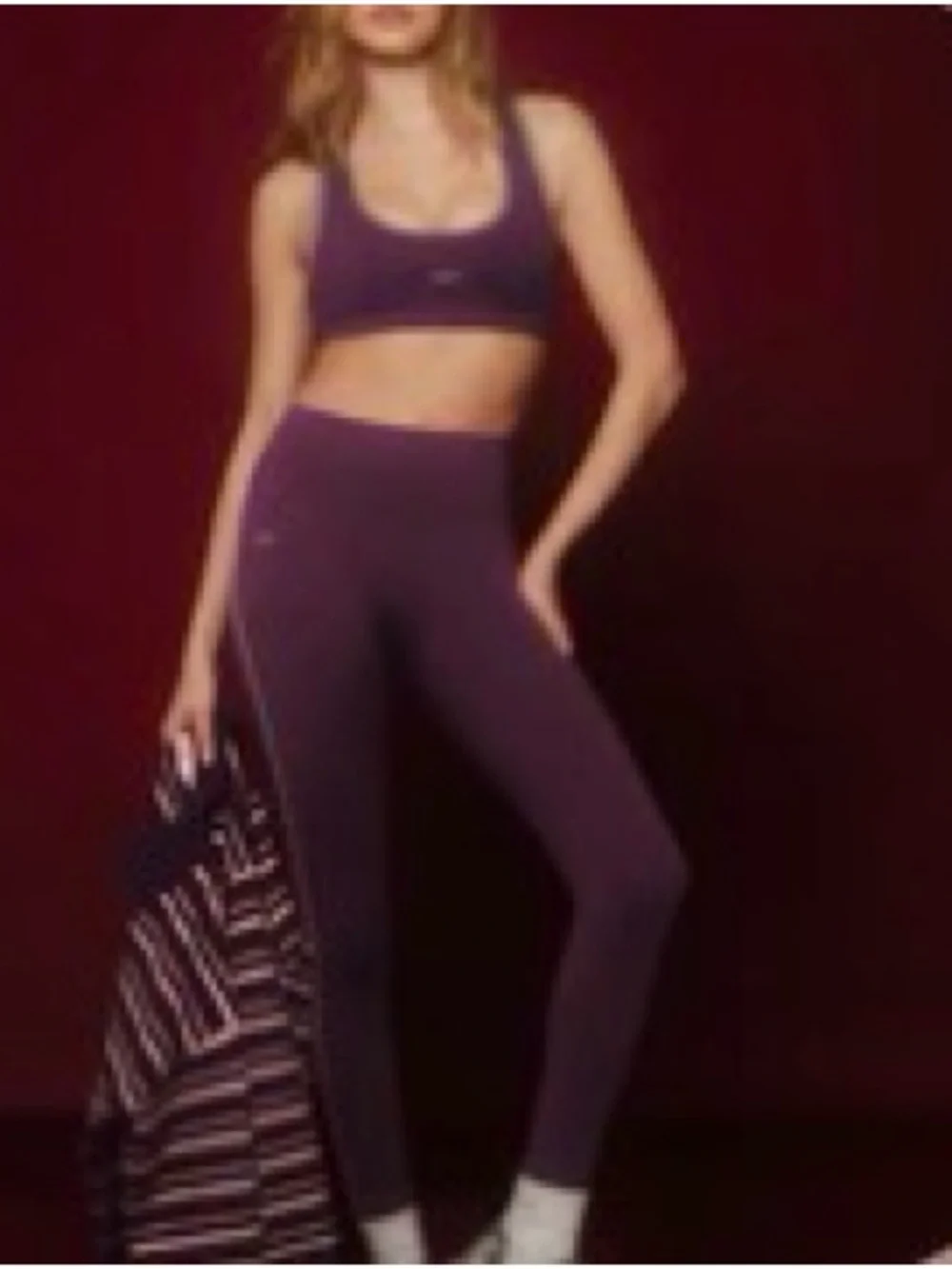 Set Active Sporty Stripe Leggings - Picture 1 of 3